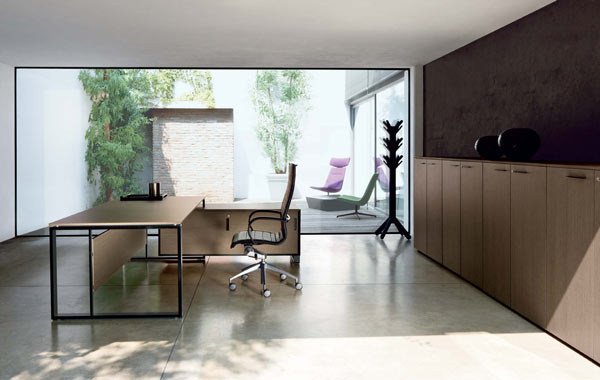 Arbeitsplatz, unauffällige und leichte Bauweise