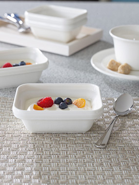 Dessertschalen aus Porzellan