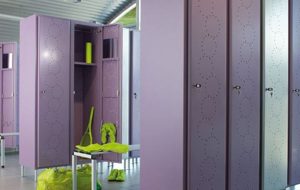 Garderobenschränke für Schulen, Sportstätten etc